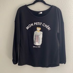 Sequin H&M Sweatshirt